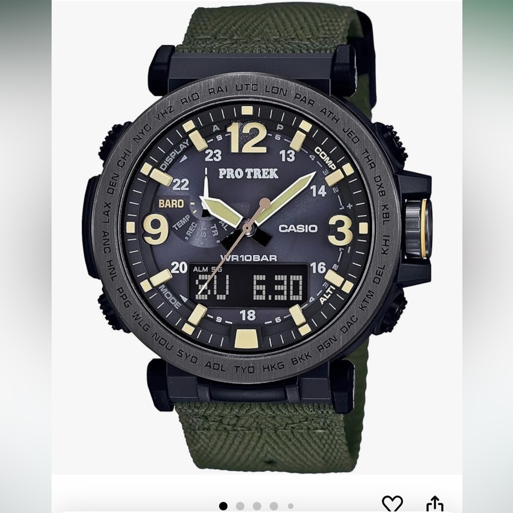 Excellent condition w/ box PRO TREK CASIO MEN'S WATCH